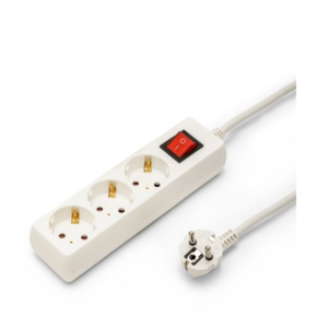 Bloc multiprise 3x16A avec interrupteur, 1m, CE & NF