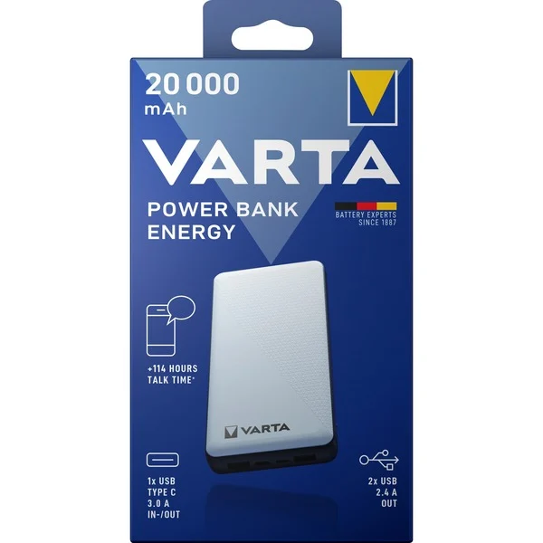 VARTA Energy 20000 Lithium Polymère (LiPo) 20000 mAh